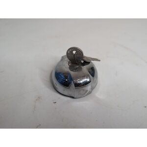 Original GM AC GT20L Chrome Locking Gas Cap Fuel Cap NOS 1953-57 Chevy 987621